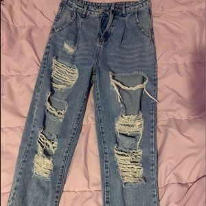 a pair of shein jeans